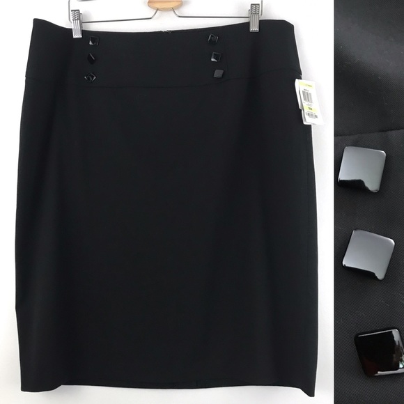 Style & Co. Dresses & Skirts - STYLE & CO Skirt Black Unlined Plus Size 18W